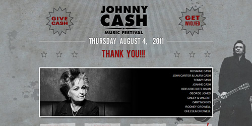 Перейти на Johnny Cash Music Fest
