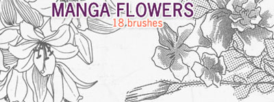 Скачать Manga Flowers By Crazykira Resources