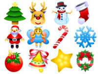 Скачать 30 наборов рождественских и праздничных иконок