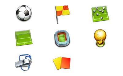 Скачать Soccer icons (8 штук)