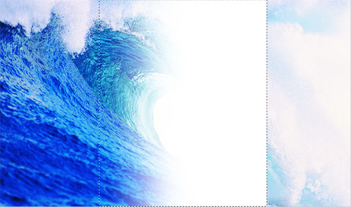 Создаем фон для Твиттера из фотографии с океанскими волнами