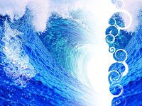 Создаем фон для Твиттера из фотографии с океанскими волнами