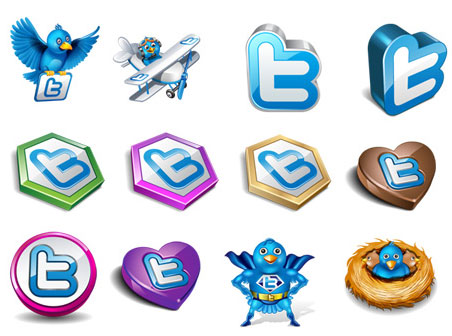 Скачать Original Vector twitter icons