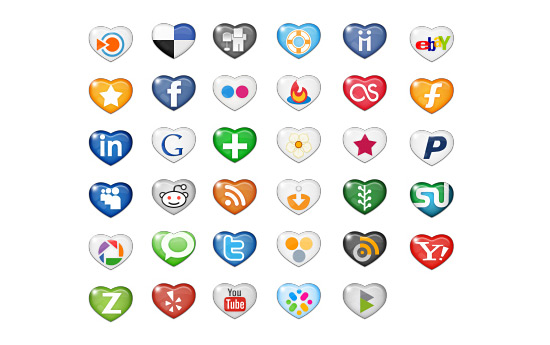 Скачать Sweet Social Media Icons By Custom Icon Design