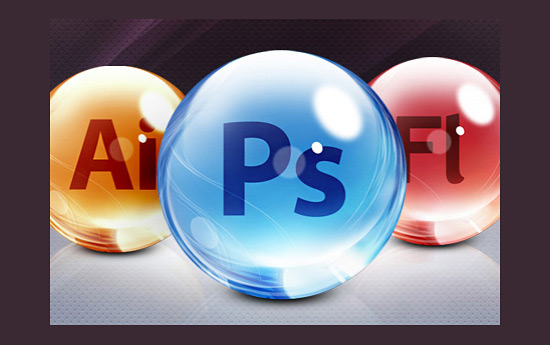 Скачать Adobe CS5 Glass Dock icons