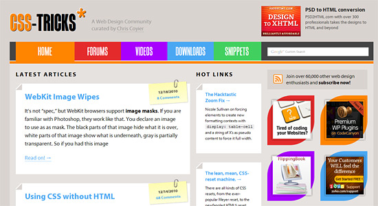20 основных трендов в веб-дизайне в 2011 году по версии DesigNonstop