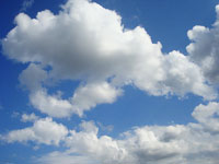 Скачать бесплатно текстуры с изображением облаков и голубого неба