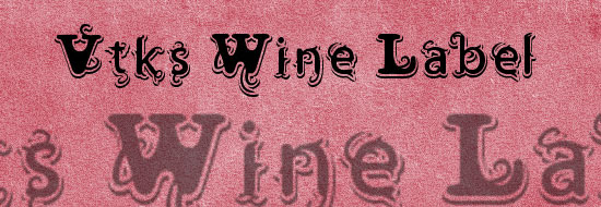 Vtks Wine Label