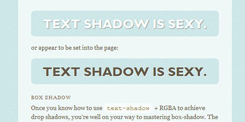 Посмотреть демо CSS3 Text Shadows