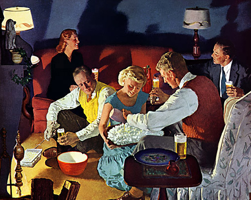 Winter Evening at Home, 1950