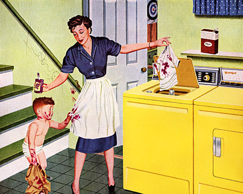 Everything comes clean with an RCA WHIRLPOOL, 1959