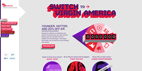 Перейти на Switch To Virgin America