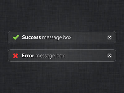 Перейти на Siri Style Web Notification Boxes Free Psd