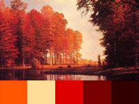 20 готовых цветовых палитр с очаровательных пейзажей Альберта Бирштадта