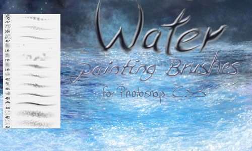 Скачать Sky and Water painting brushes
