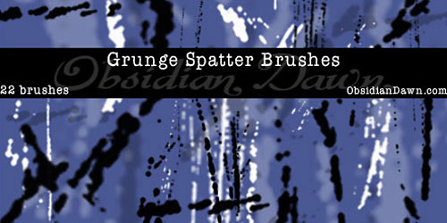 Скачать Grunge Spatters Brushes