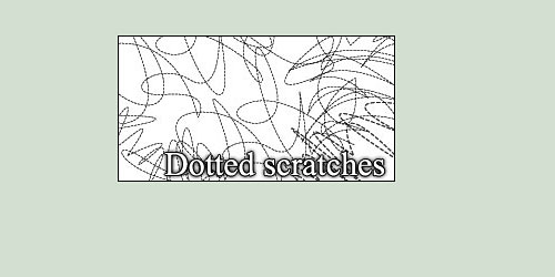Скачать Dotted scratch PS brushes