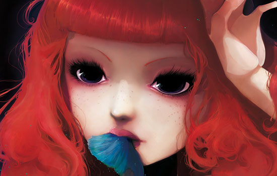 Милые кукольные глазастики от иллюстратора Ludovic Jacqz из Франции