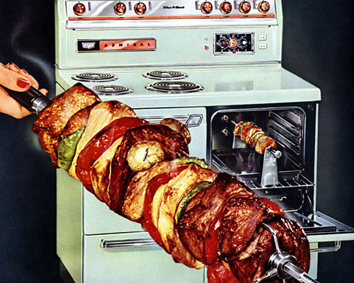 Now! Barbecue! Roast! With Self-Basting Rotary Roaster