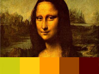 20 готовых цветовых палитр с загадочных картин Леонардо да Винчи