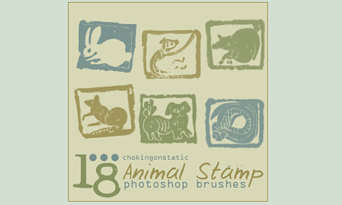 Скачать Animal Stamp Brushes