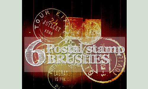 Скачать Postal Stamp Brushes