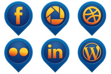 Скачать Media Pin Social Icons