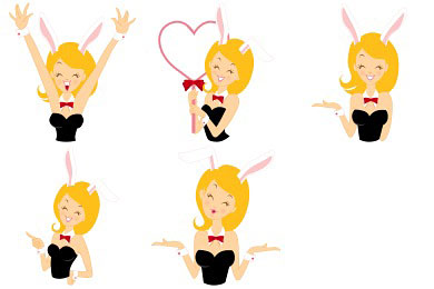 Скачать Girl In A Bunny Suit Icons