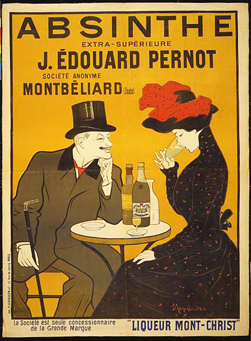 Absinthe, J. Edouard Pernot, Liqueur Mont-Christ