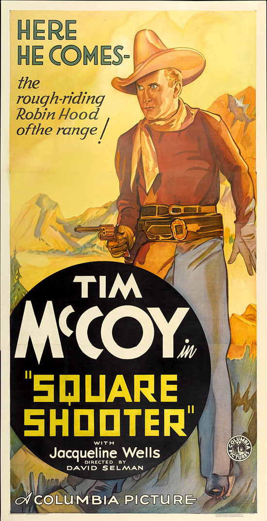 Square Shooter Tim Mccoy Vintage