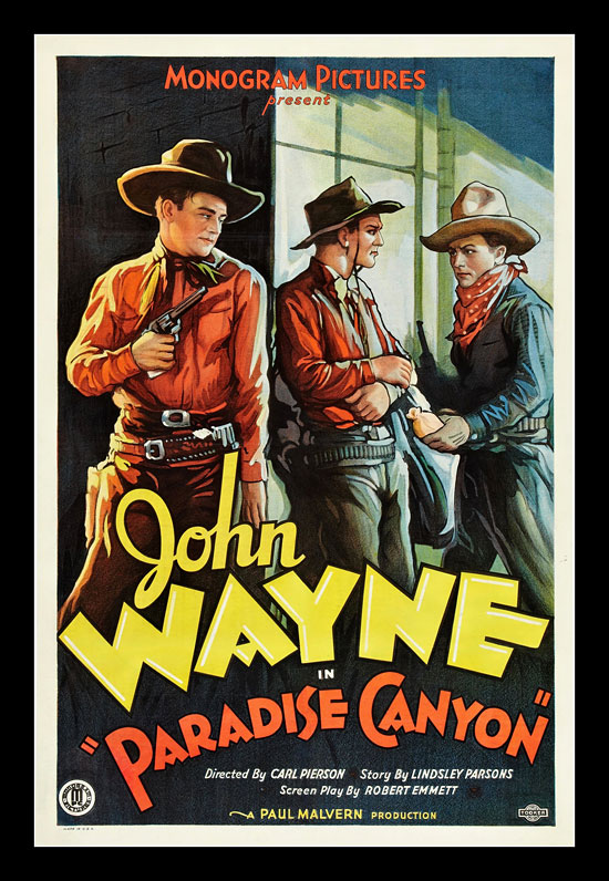 Paradise Canyon Jon Wayne Vintage