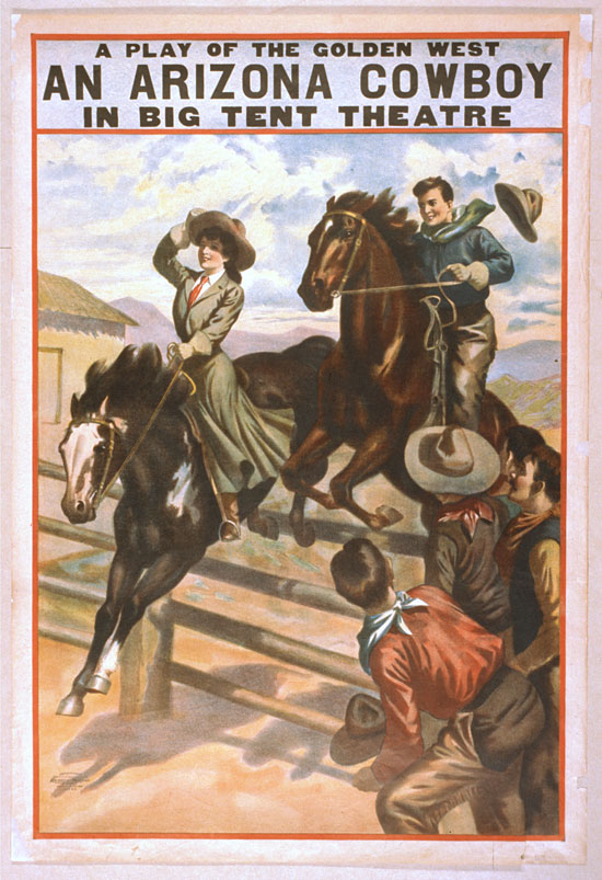 An Arizona Cowboy Play Of Golden West