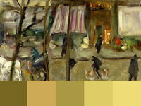 20 готовых цветовых палитр с картин художника Пьера Боннара