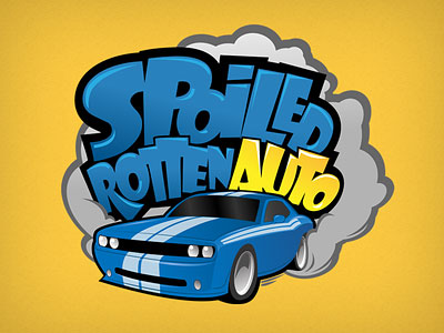Spoiled Rotten Auto Illustrative Logo